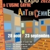 affiche Exposition « Art en Cenne » - Journées du Patrimoine 2022